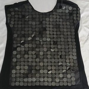 Twenty One Black Round Large Sequin Shirt